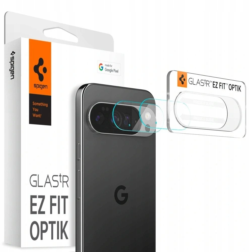 Spigen Optik Glas.tR Camera Cover 2-pack skirtas Google Pixel 10 Pro