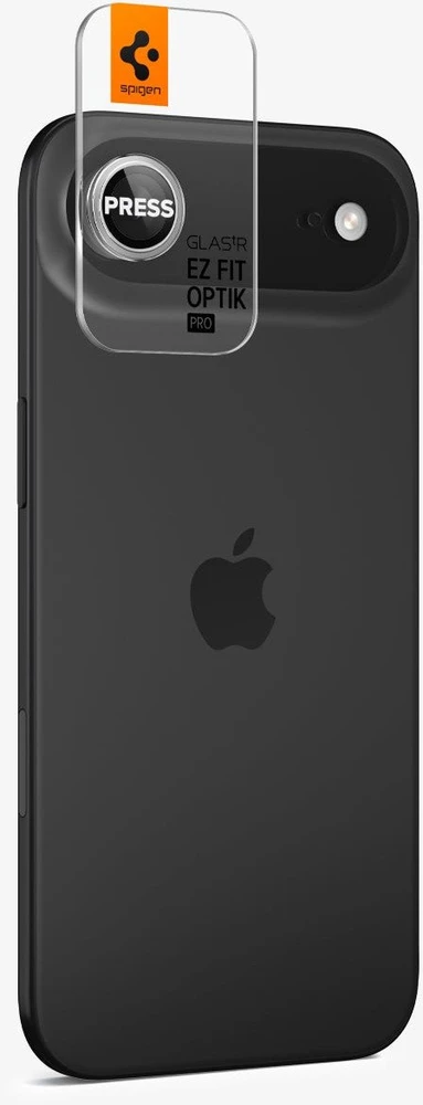 Spigen Glass tR EZ Fit Optik Pro 2 Pack, sidabrinis - iPhone Air
