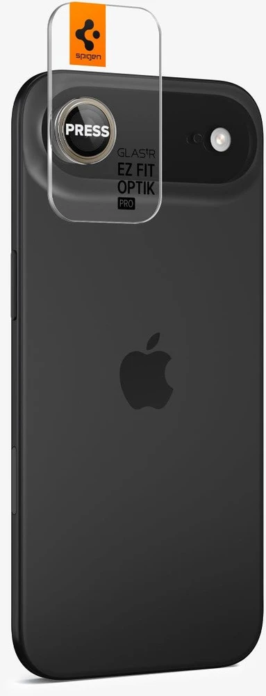 Spigen Glass tR EZ Fit Optik Pro 2 Pack, auksinis - iPhone Air