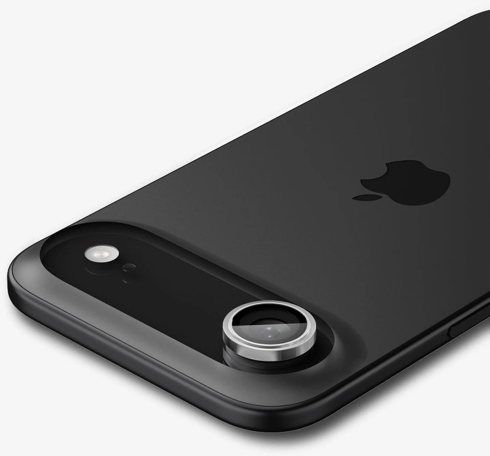 Spigen Glass tR EZ Fit Optik Pro 2 Pack, sidabrinis - iPhone Air