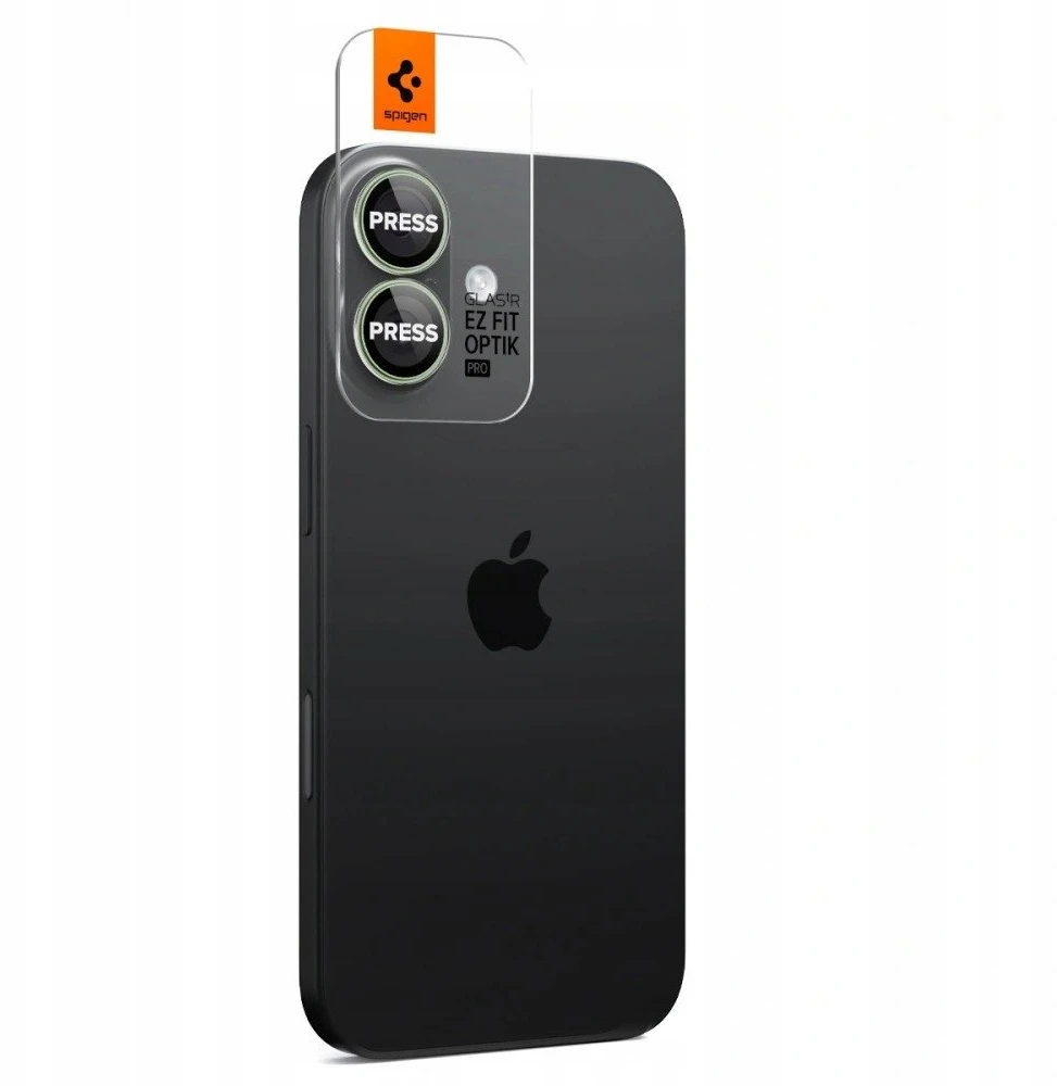 Spigen Glass tR EZ Fit Optik Pro 2 Pack, žalias - iPhone 17