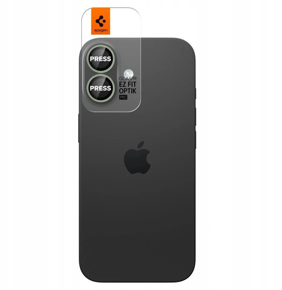 Spigen Glass tR EZ Fit Optik Pro 2 Pack, žalias - iPhone 17