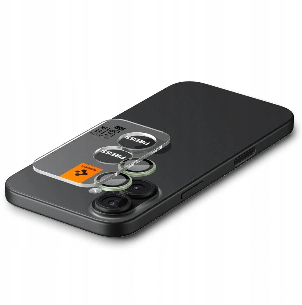 Spigen Glass tR EZ Fit Optik Pro 2 Pack, žalias - iPhone 17