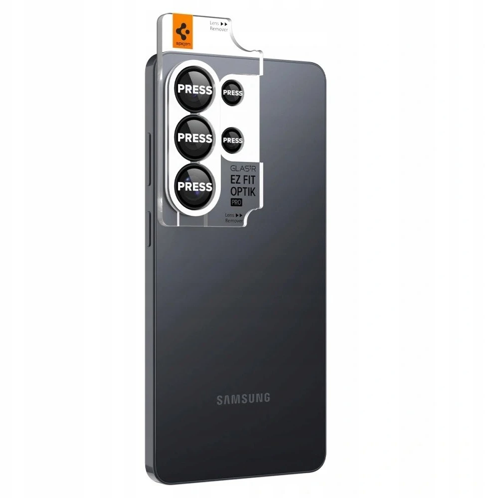 Spigen Glas.Tr Ez Fit Optik Pro HD Kamera Cover 2-pack skirtas Samsung Galaxy S26 Ultra – Juodas