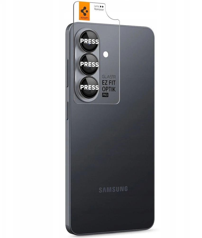 Spigen Glas.Tr Ez Fit Optik Pro HD Kamera Cover 2-pack skirtas Samsung Galaxy S26 – Juodas