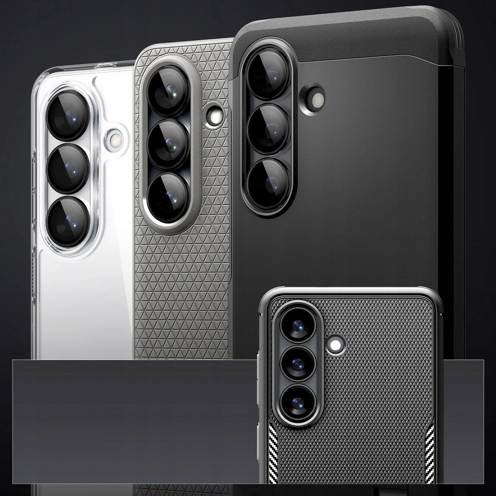 Spigen Glas.Tr Ez Fit Optik Pro HD Kamera Cover 2-pack skirtas Samsung Galaxy S26 – Juodas