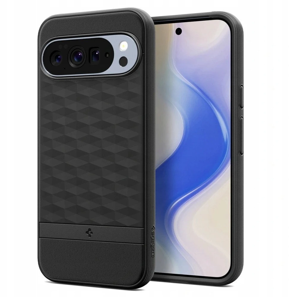 Spigen Parallax Mag MagSafe dėklas skirtas Google Pixel 10/10 Pro – matinis juodos spalvos
