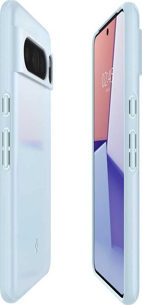 Dėklas Spigen Thin Fit, prislopinta mėlyna - Google Pixel 8 Pro