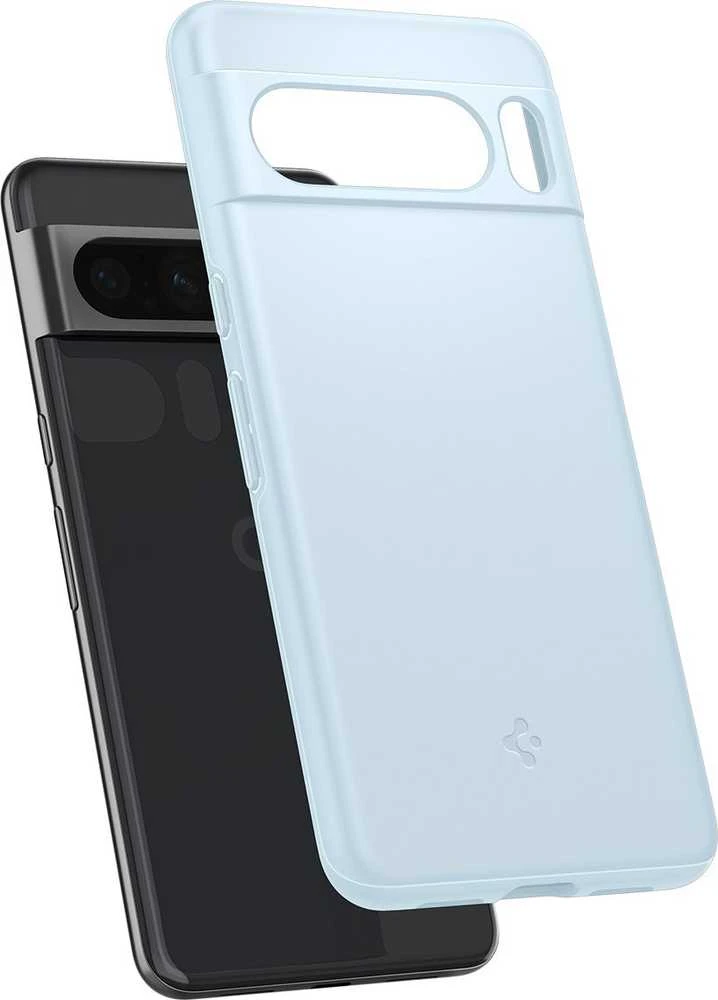 Dėklas Spigen Thin Fit, prislopinta mėlyna - Google Pixel 8 Pro
