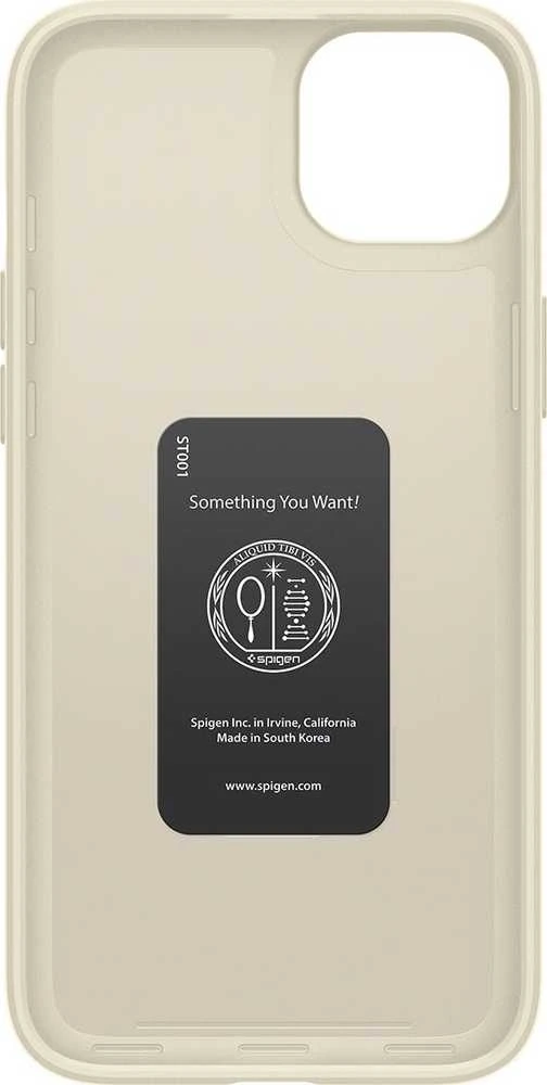 Spigen Thin Fit dėklas skirtas Apple iPhone 15 Plus,  spalva - Mute Beige