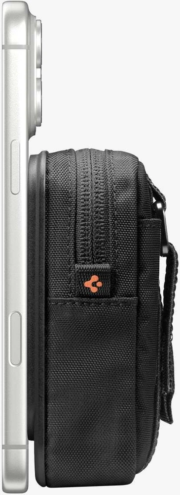 Dėklas Spigen Portable Organizer Pouch TintapZip MagSafe, juodos spalvos