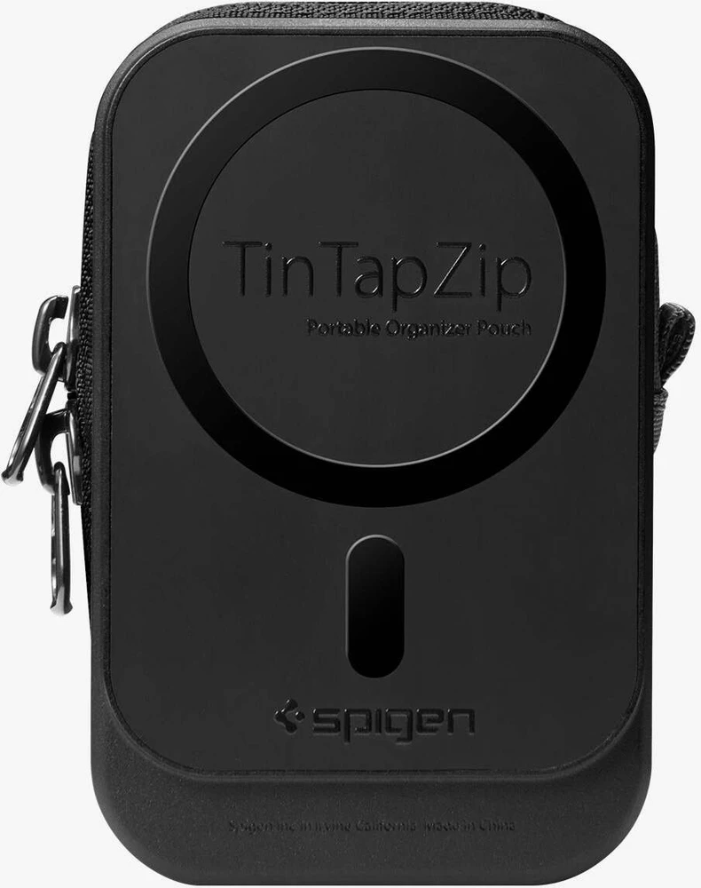 Dėklas Spigen Portable Organizer Pouch TintapZip MagSafe, juodos spalvos