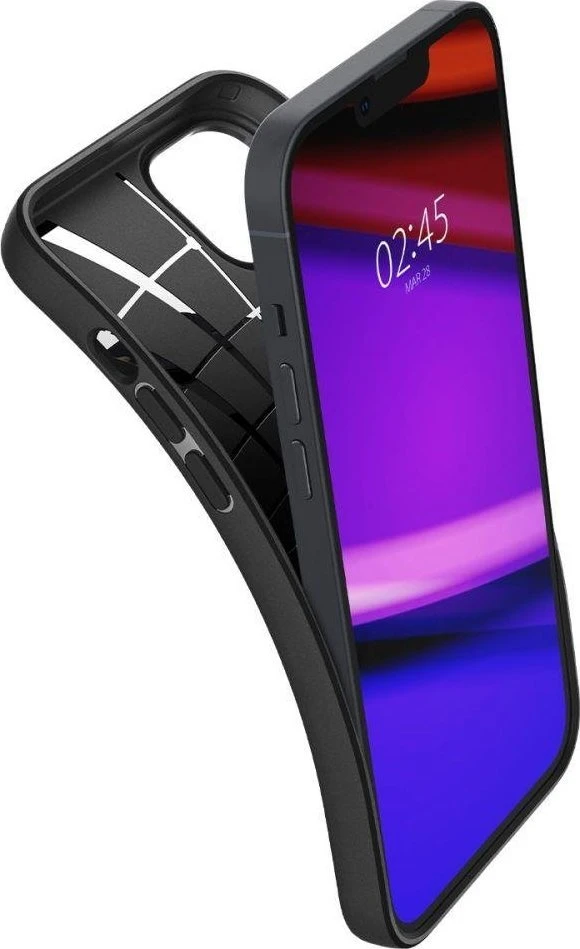 Dėklas Spigen Core Armor, matte juodas - iPhone 14 Plus