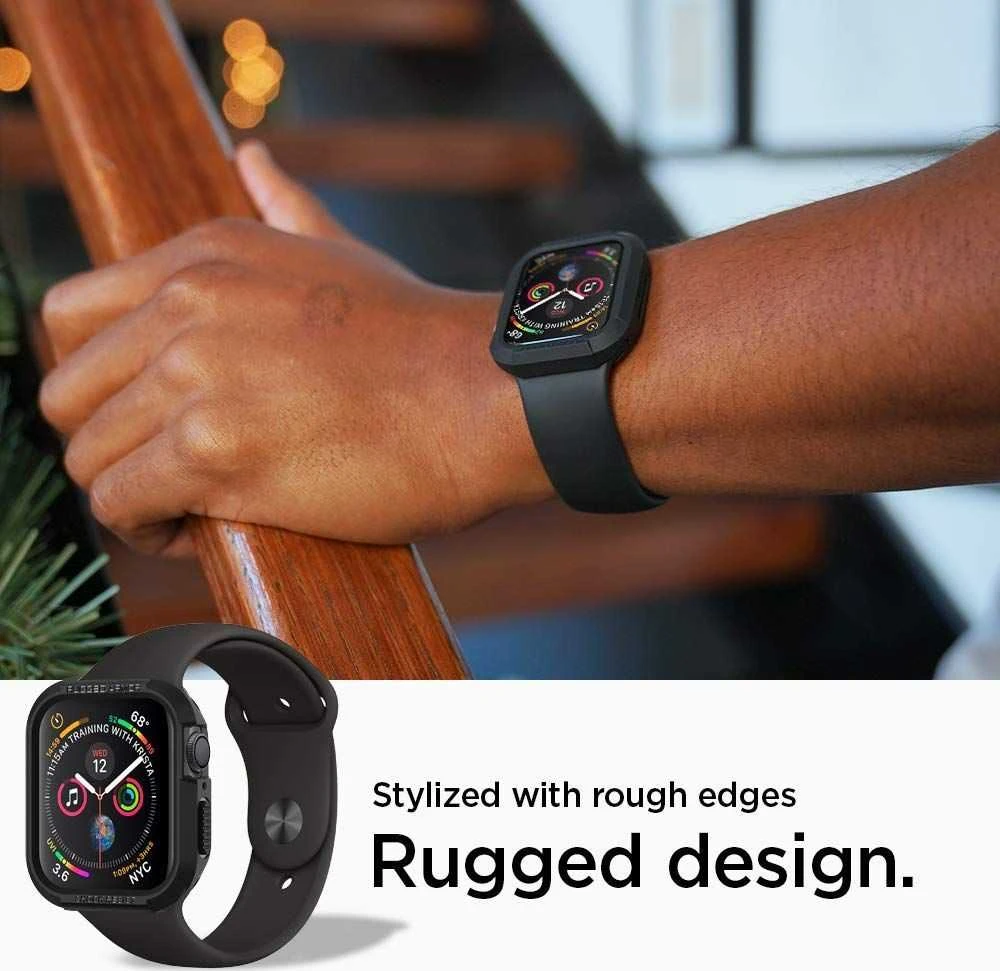 Išmaniojo laikrodžio Apple 4 ekrano rėmelis, Juodos spalvos, 40mm