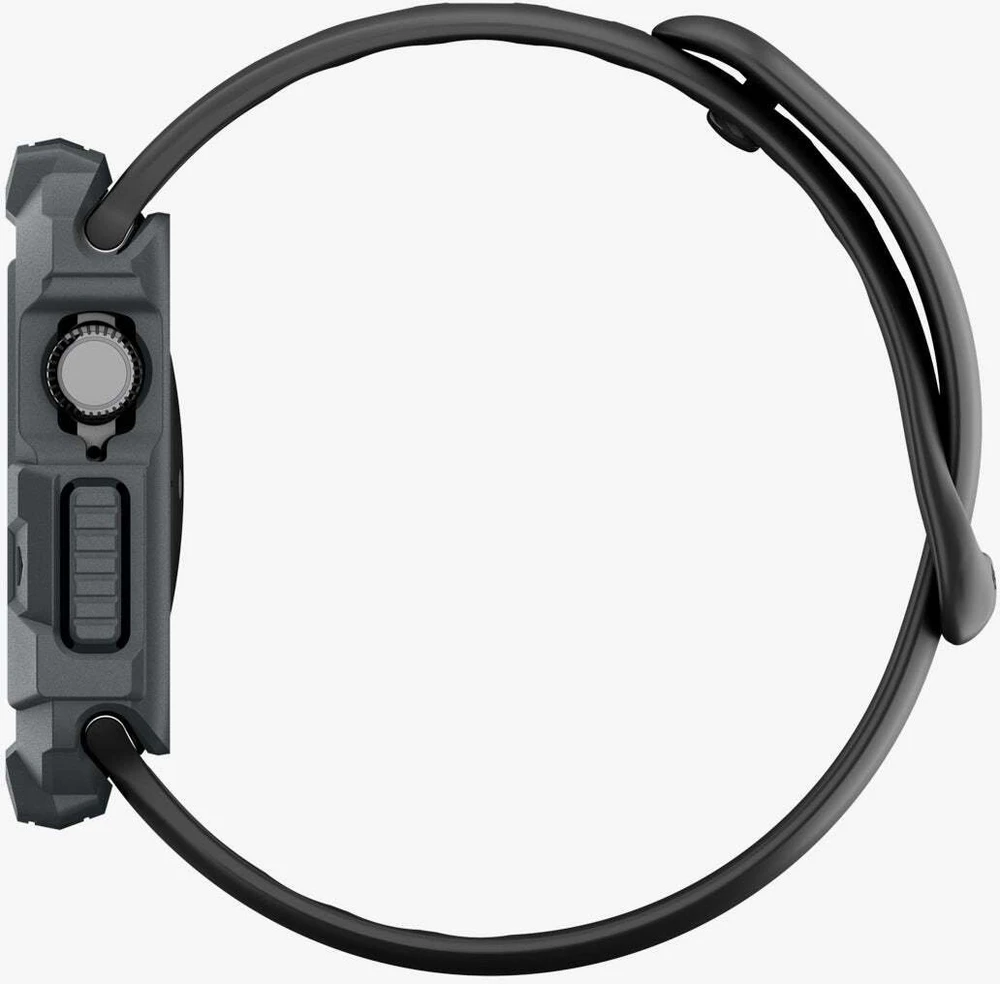 „Spigen Rugged Armor 2“, tamsiai pilka – „Apple Watch 11“ 46 mm