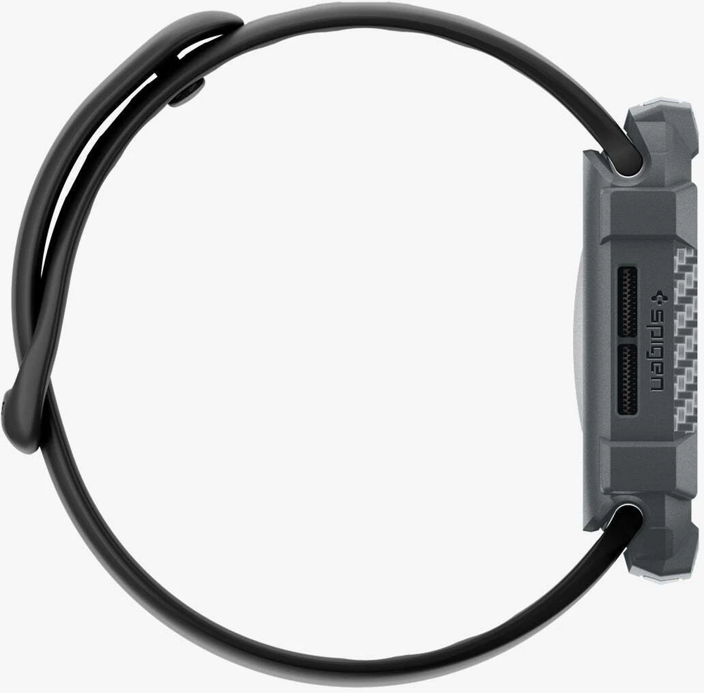 „Spigen Rugged Armor 2“, tamsiai pilka – „Apple Watch 11“ 46 mm
