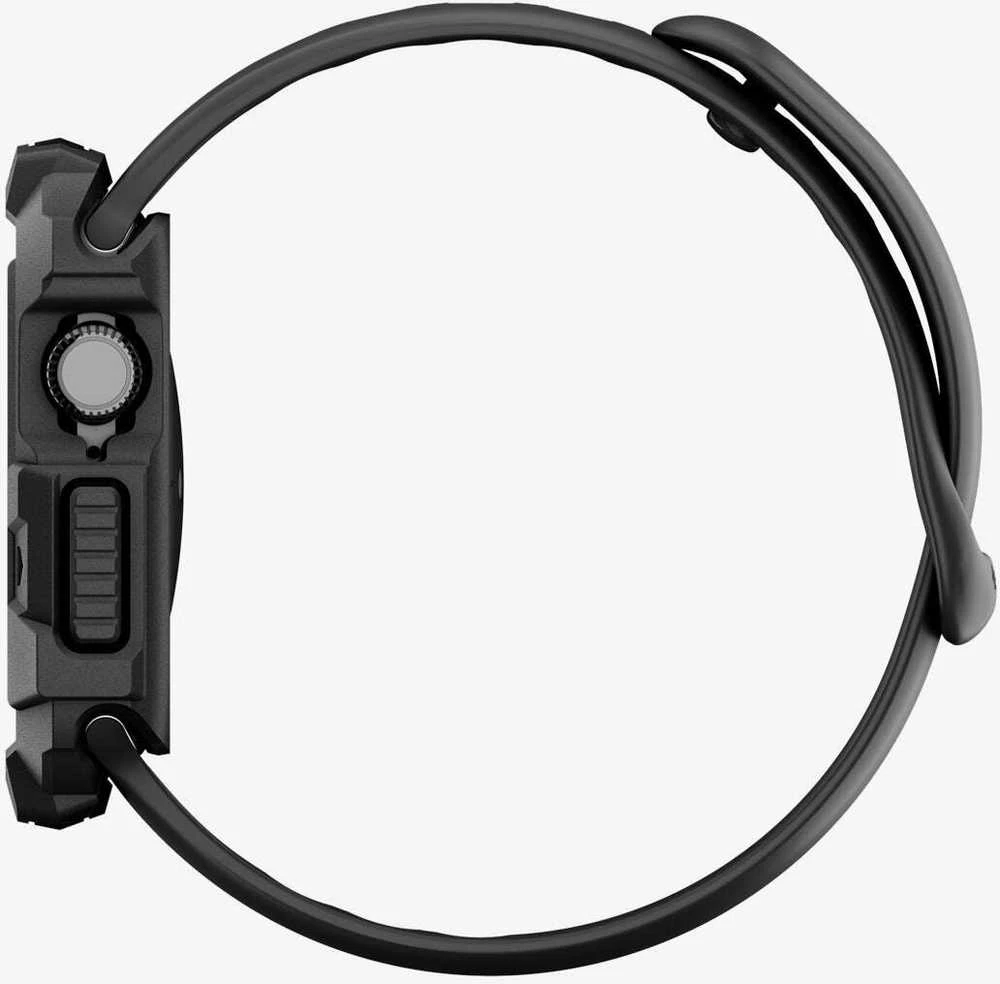 Spigen „Rugged Armor 2“, matinis juodas – „Apple Watch 11“ 42 mm
