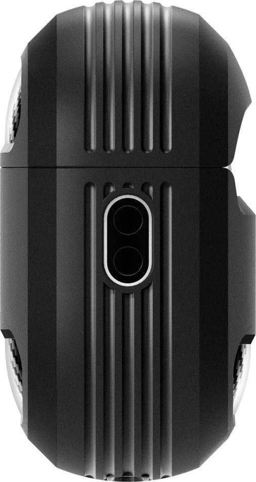 Spigen RUGGED ARMOR Apple AIRPODS PRO 1 / 2 dėklas ausinėms juodos spalvos