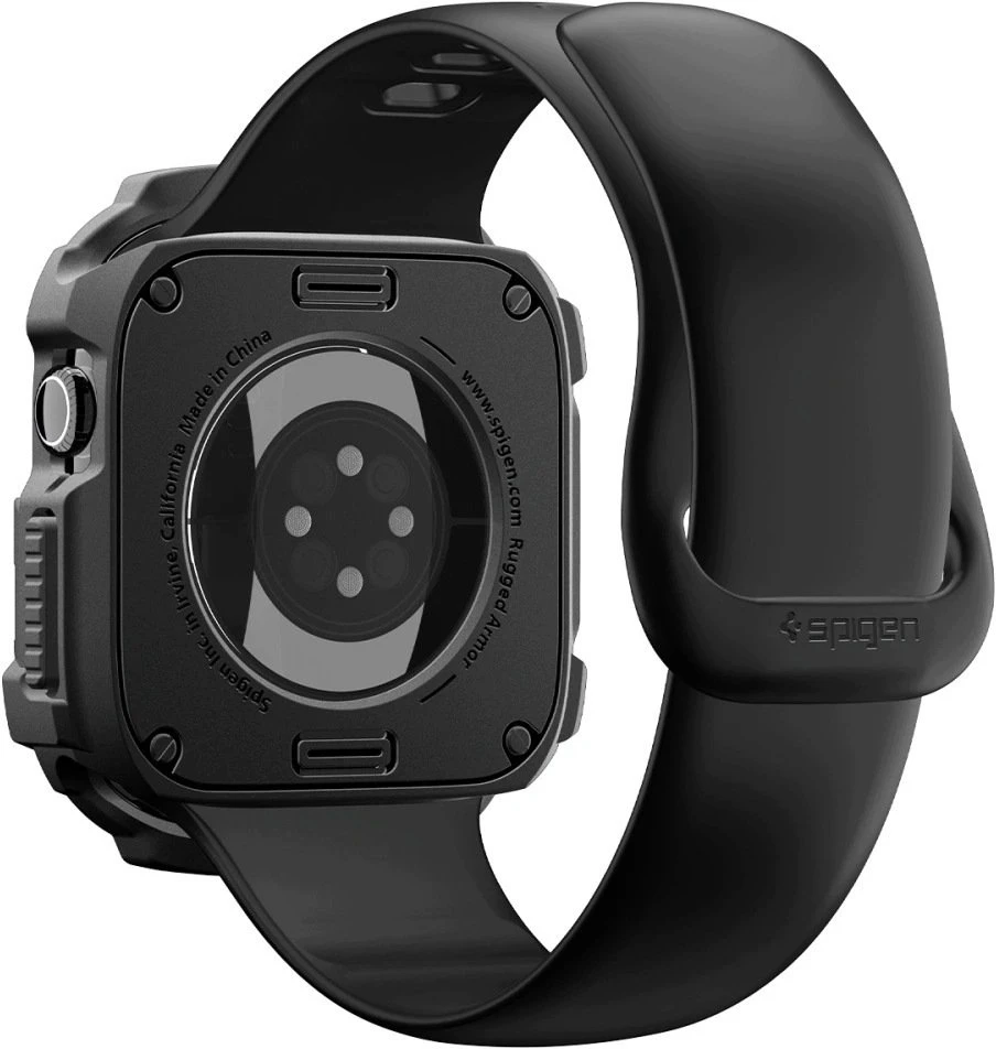 Spigen Rugged Armor dėklas Apple Watch 42 mm - matinis juodas