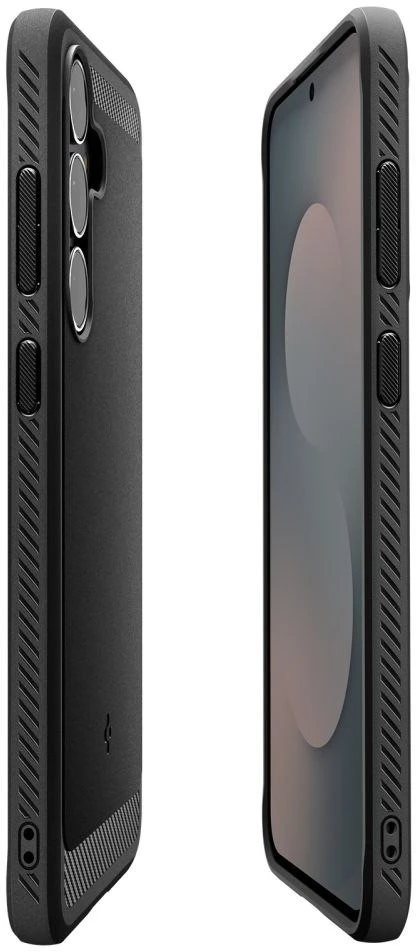 Dėklas „SPIGEN RUGGED ARMOR GALAXY S25 FE“ MATINĖ JUODA