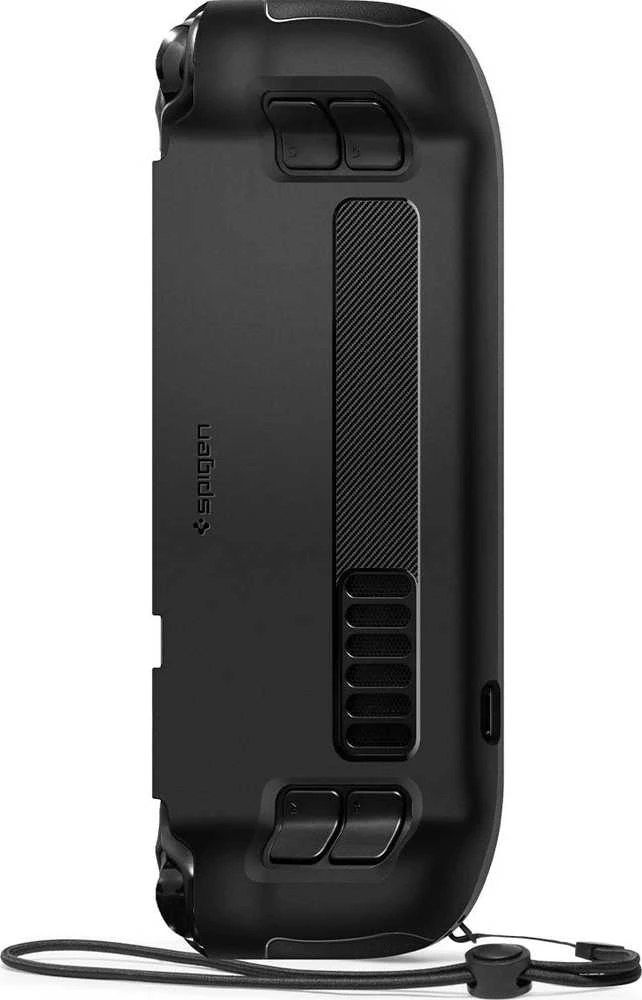 Spigen Rugged Armor, juodos spalvos – Steam Deck