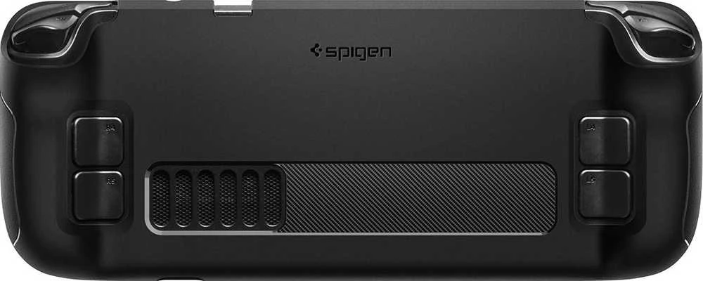 Spigen Rugged Armor, juodos spalvos – Steam Deck