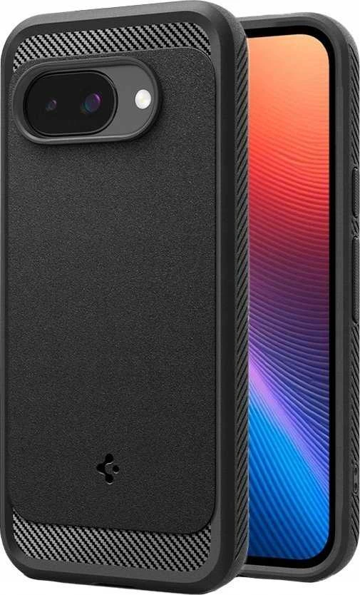 Spigen Rugged Armor Mag MagSafe dėklas, skirtas Google Pixel 9A – Matinis Juodas