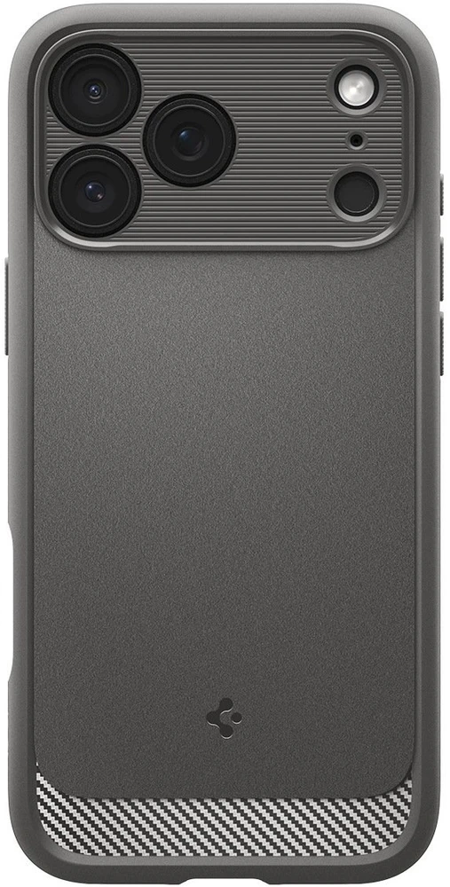 Spigen Rugged Armor MagSafe dėklas iPhone 18 Pro / 17 Pro - Pilkas