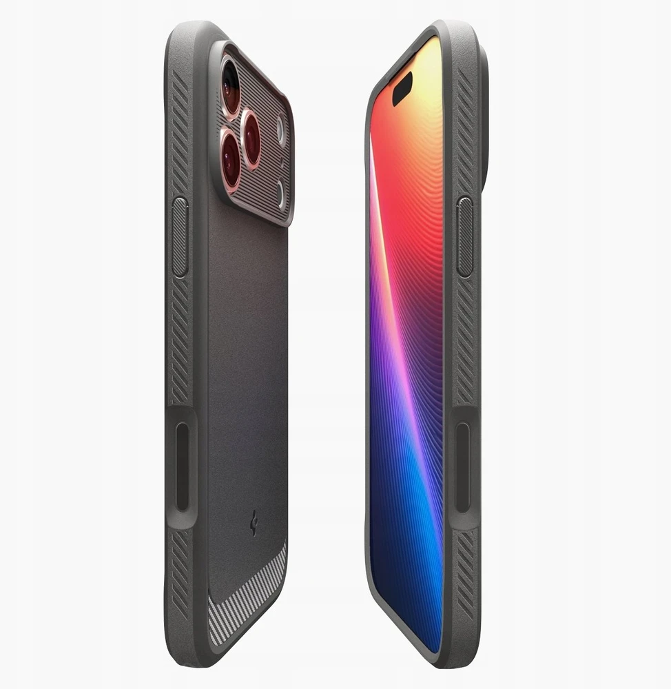 Spigen Rugged Armor MagSafe dėklas iPhone 18 Pro / 17 Pro - Pilkas