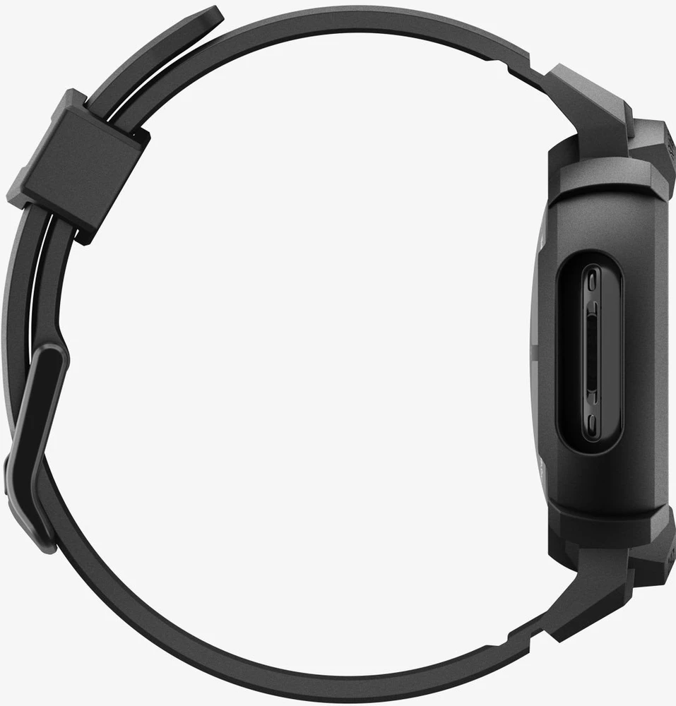 Spigen Rugged Armor, matinės juodos spalvos – „Google Pixel Watch 4“ (41 mm)