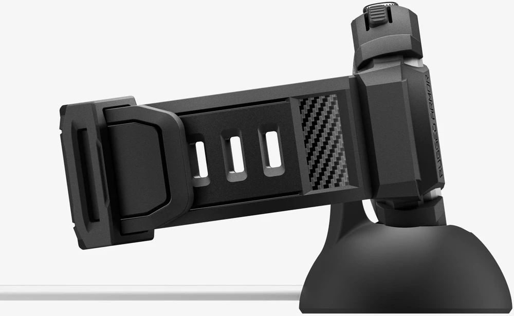 Spigen Rugged Armor, matinės juodos spalvos – „Google Pixel Watch 4“ (41 mm)