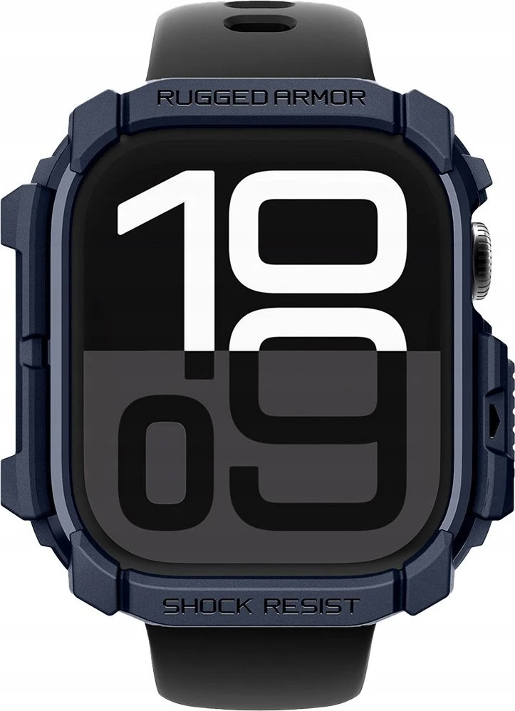Spigen „Rugged Armor“, tamsiai mėlynas mėlynas - Apple Watch 10 42mm