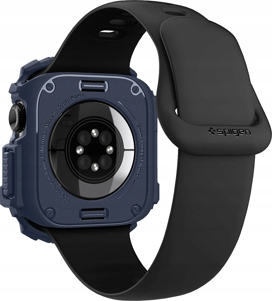 Spigen „Rugged Armor“, tamsiai mėlynas mėlynas - Apple Watch 10 42mm