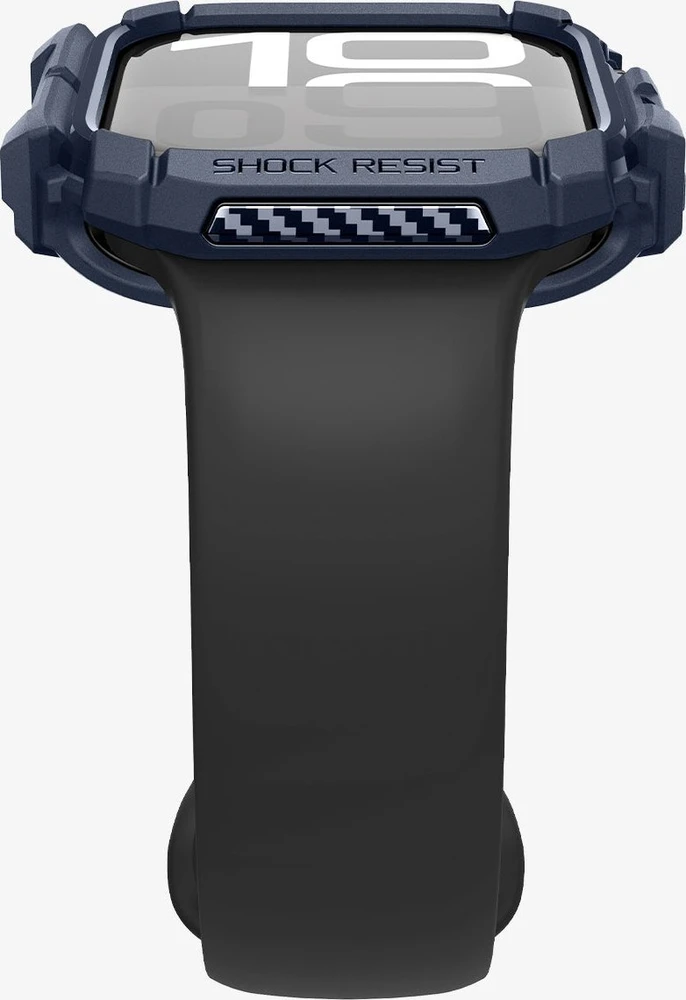 Spigen „Rugged Armor“, tamsiai mėlynas mėlynas - Apple Watch 10 42mm