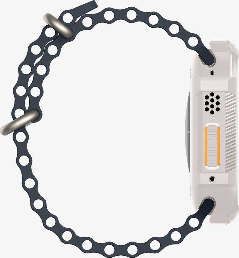 Apple Watch Ultra 1 / 2 (49mm) Spigen Rugged Armor beige dėklas laikrodžiui