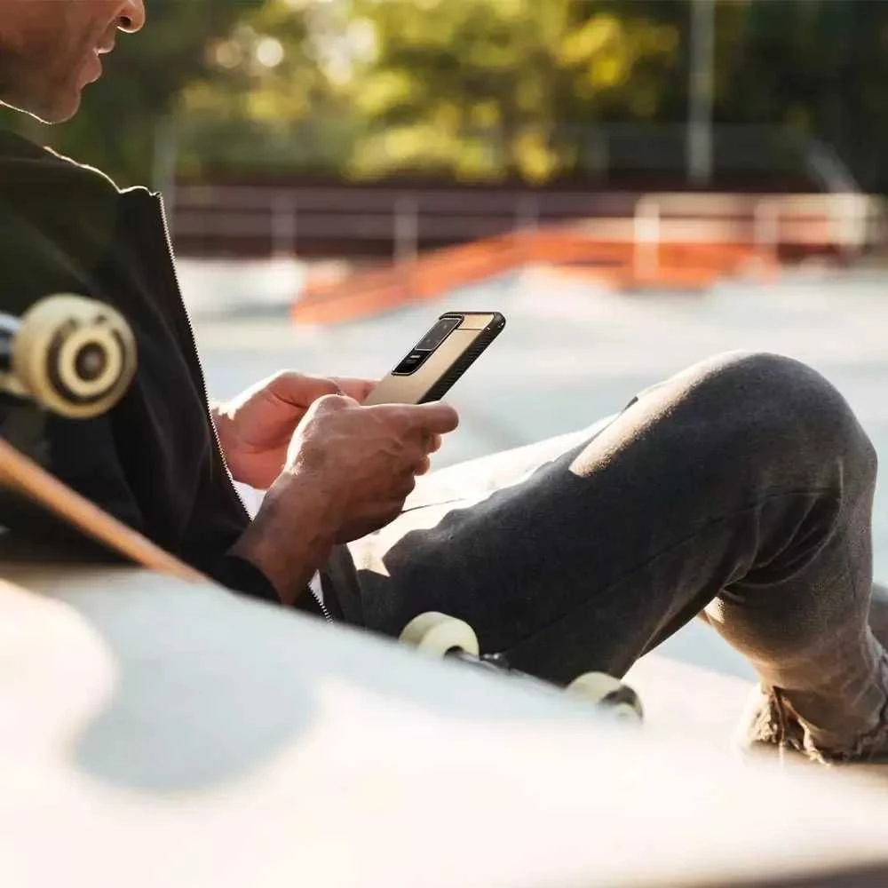 Dėklas Spigen Rugged Armor, matte juodas - Xiaomi POCO F4/Redmi K40S