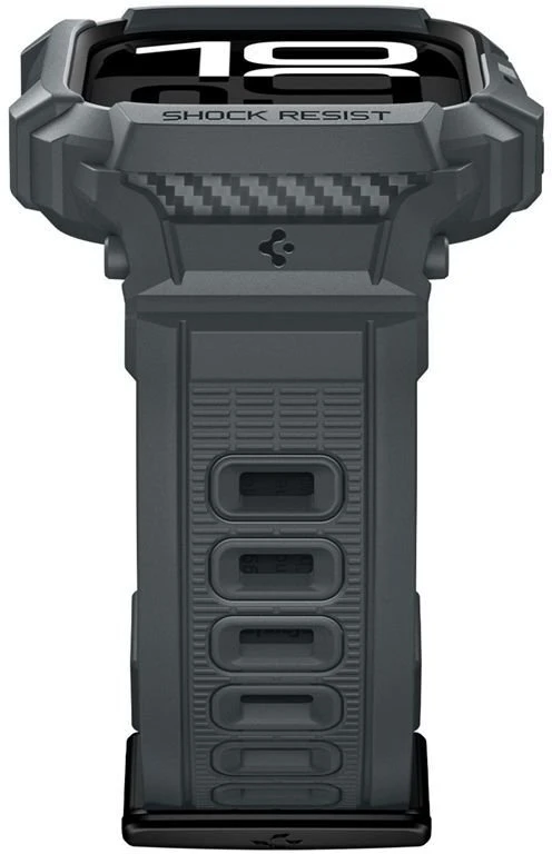 Spigen „Rugged Armor Pro 2“, tamsiai pilka – „Apple Watch 11“ (46 mm)