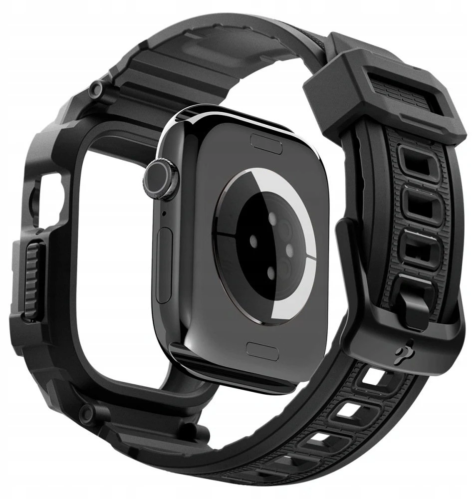 Spigen Rugged Armor Pro Apple Watch 42mm apyrankė – matinis juodas