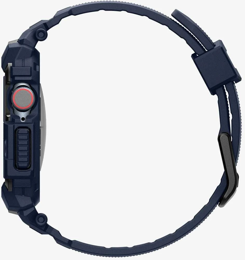 Spigen „Rugged Armor Pro“, tamsiai mėlynas mėlynas - Apple Watch 10 42 mm