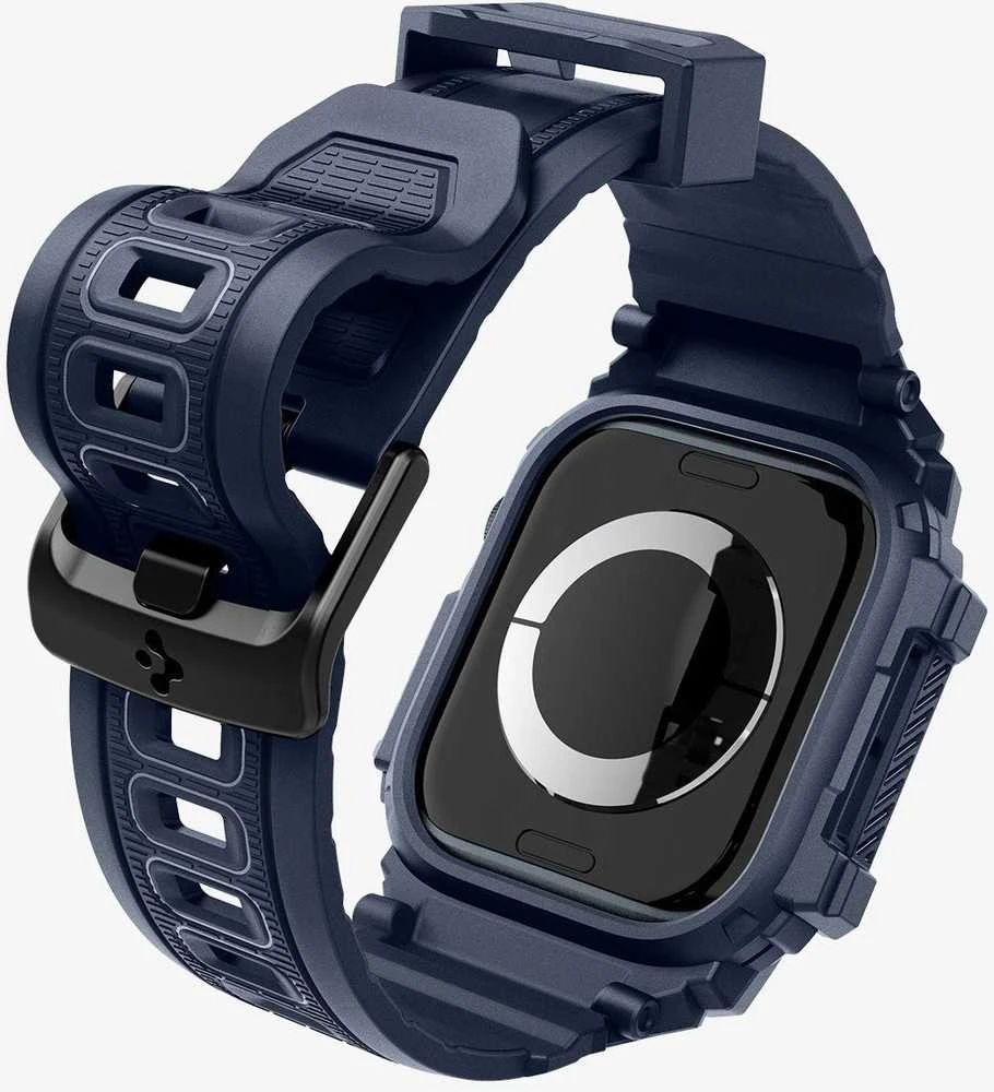 Spigen „Rugged Armor Pro“, tamsiai mėlynas mėlynas - Apple Watch 10 42 mm