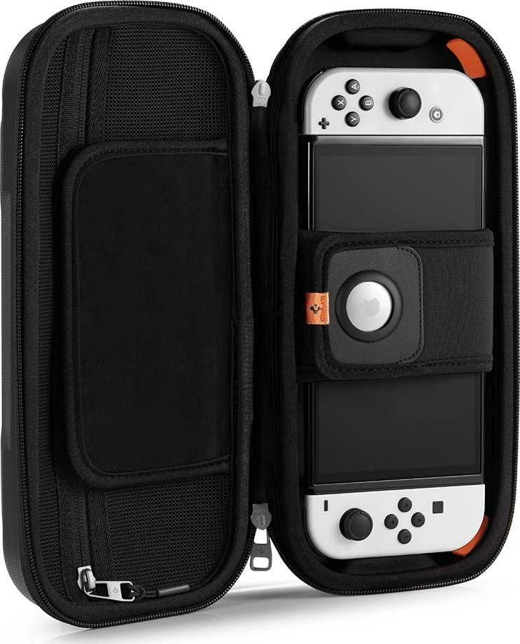 Spigen Rugged Armor Pro dėklas, juodas - Nintendo Switch/Switch OLED