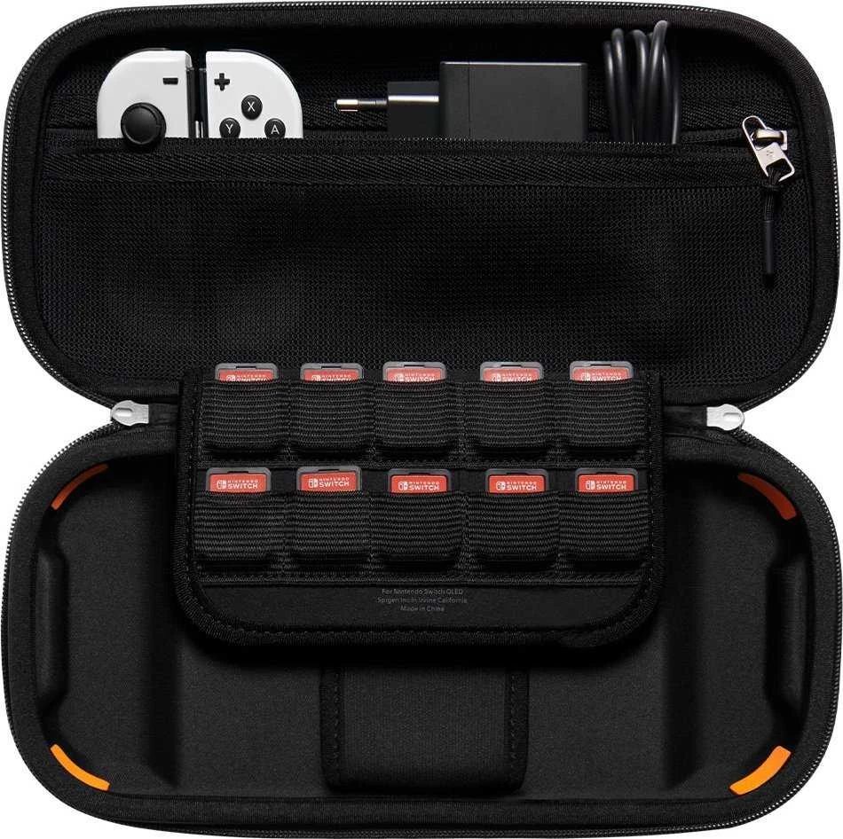 Spigen Rugged Armor Pro dėklas, juodas - Nintendo Switch/Switch OLED