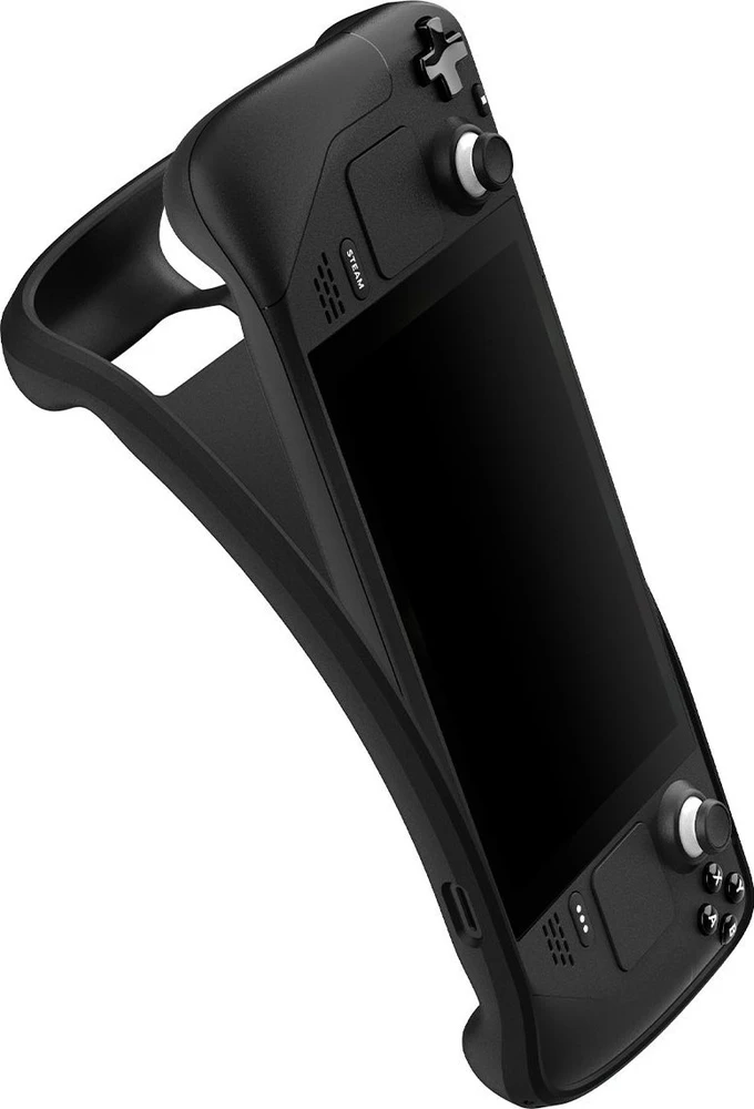 Spigen Rugged Armor, juodos spalvos – Steam Deck