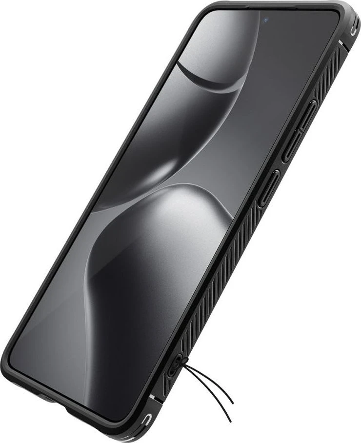 Spigen Rugged Armor dėklas skirtas Xiaomi 14T – Matte juodos spalvos