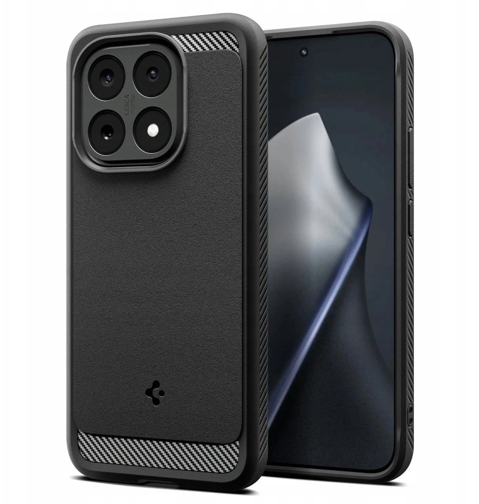 Dėklas Spigen Rugged Armor, matte juodas - Xiaomi 15T