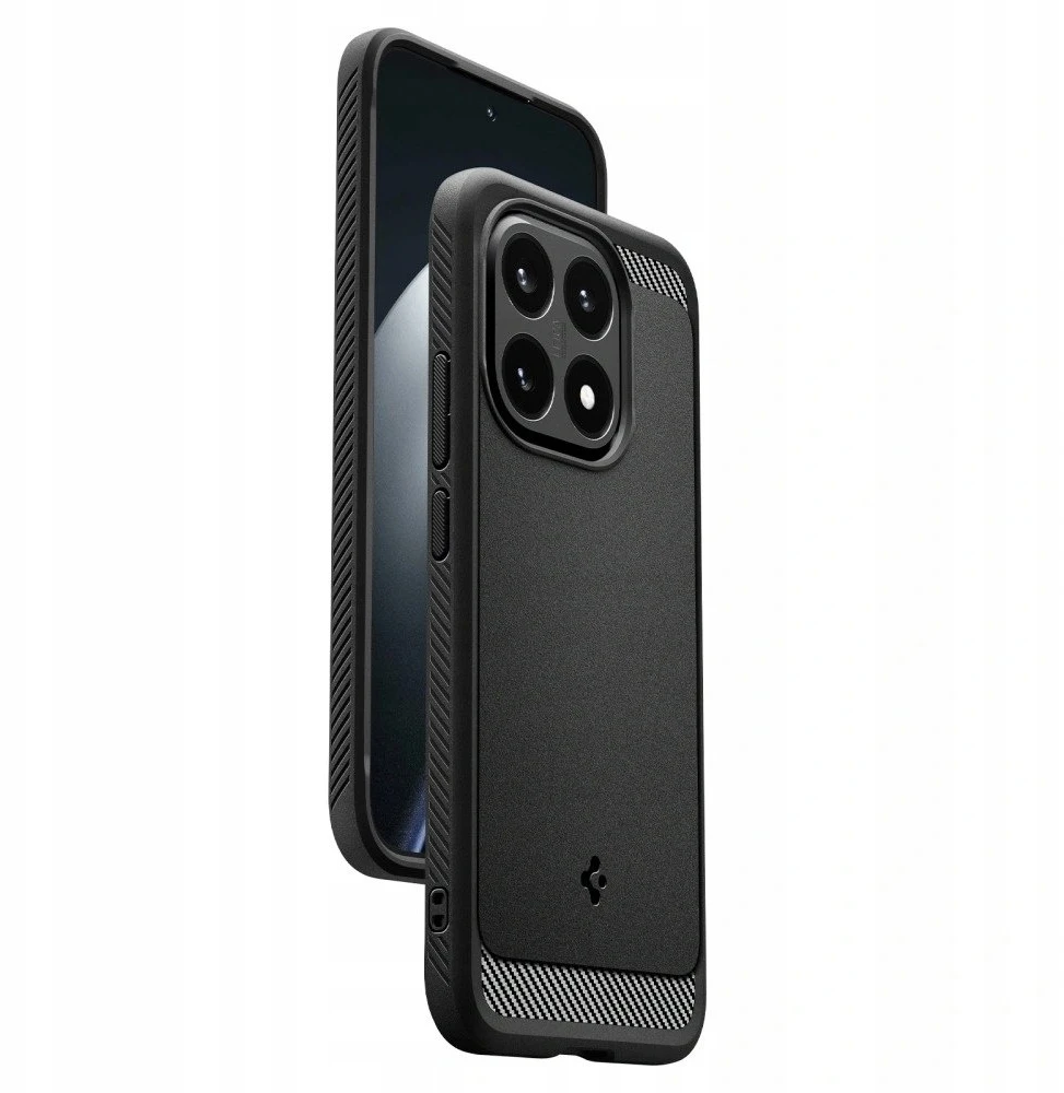 Dėklas Spigen Rugged Armor, matte juodas - Xiaomi 15T