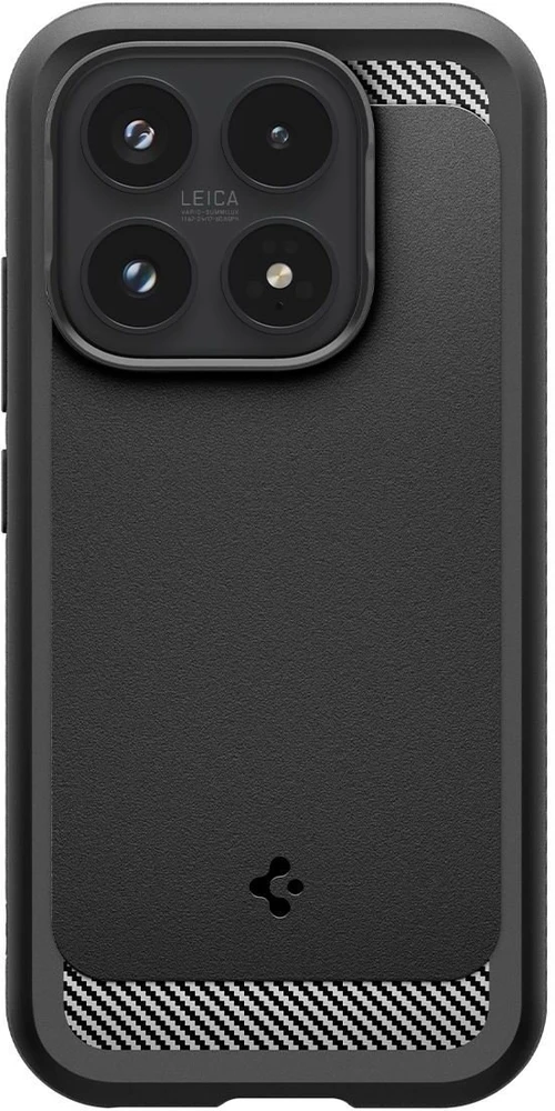 Spigen RUGGED Armor dėklas telefonui Xiaomi 17 matinės juodos spalvos