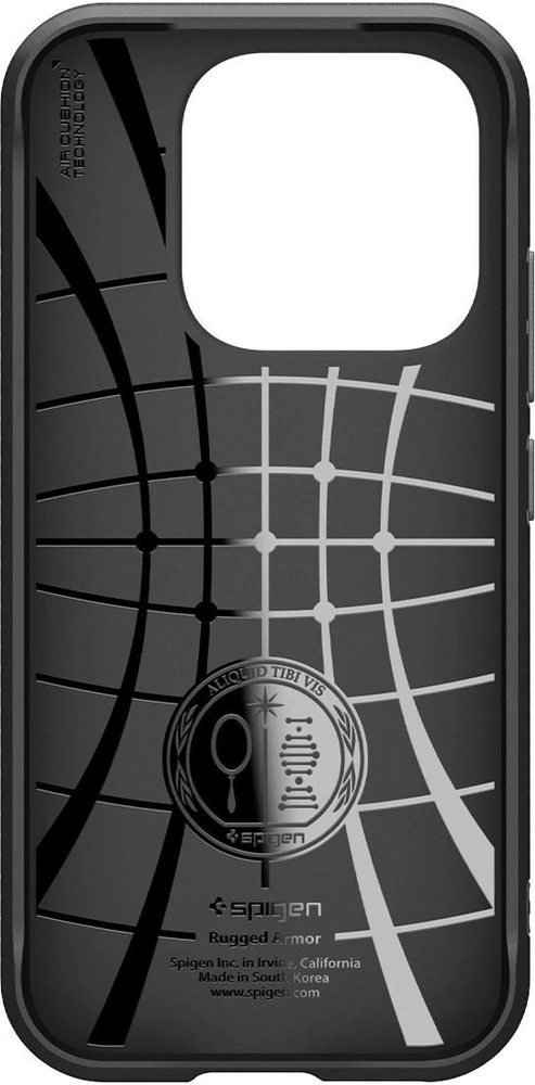 Spigen RUGGED Armor dėklas telefonui Xiaomi 17 matinės juodos spalvos
