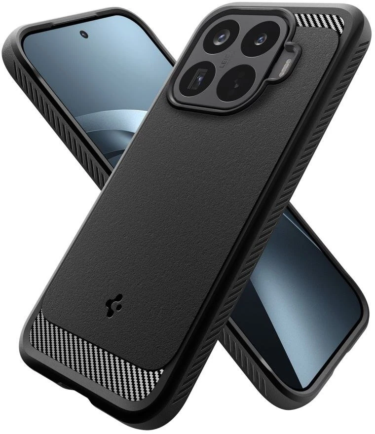 Dėklas SPIGEN RUGGED ARMOR XIAOMI 17T PRO MATINIS Juodas