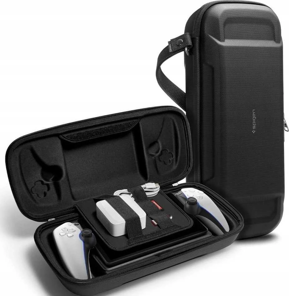 Spigen Rugged Armor Pro Sony Playstation Portal – dėklas telefonui juodos spalvos